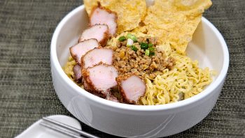 Hakka Mee with Minced Pork & Fried Pork